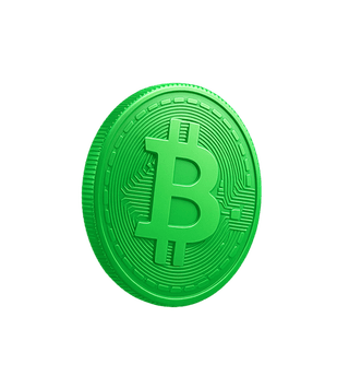 Drijvende kaart met gegevens over cryptomarktanalyse